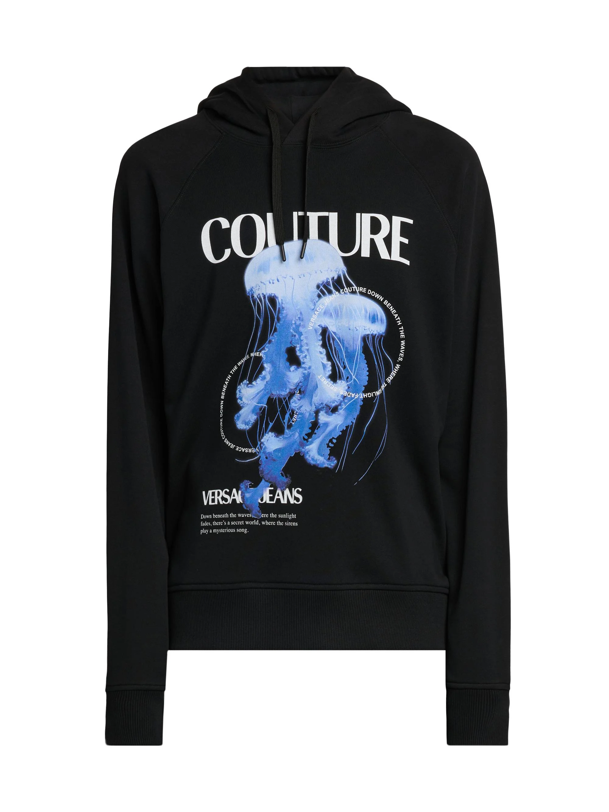 Men's Jellyfish Logo Hoodie - Black - 1