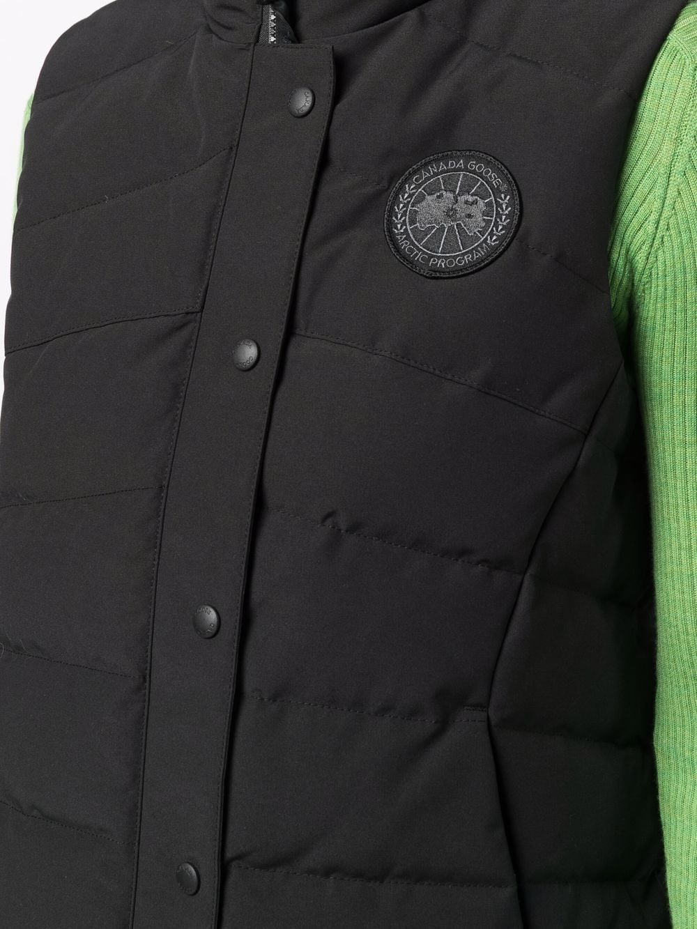 feather-down padded gilet - 5