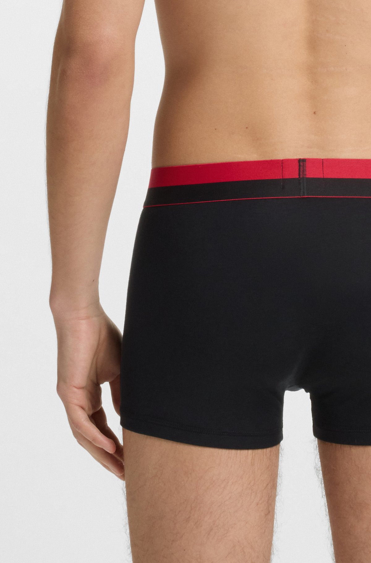 THREE-PACK OF TRUNKS WITH LOGO WAISTBANDS - 5