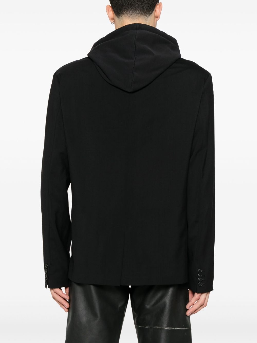 numbers-motif hoodie - 4