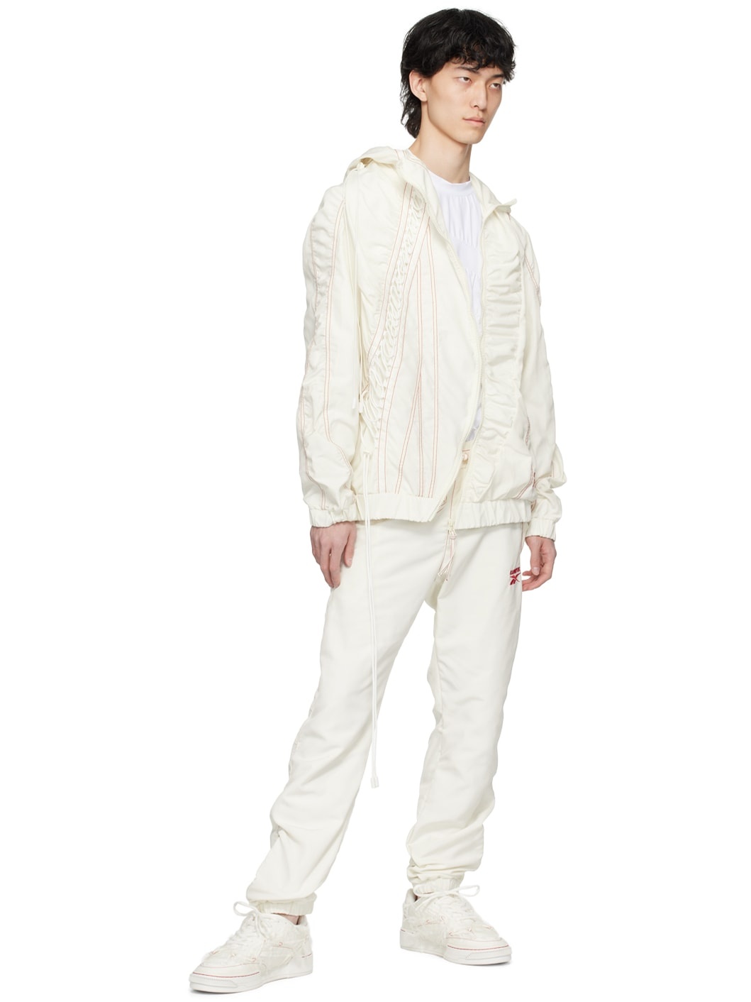 White Reebok Edition Club C LTD Sneakers - 5