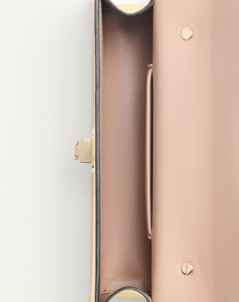 Valentino ROCKSTUD MINI LAMINATED CALFSKIN HANDBAG outlook