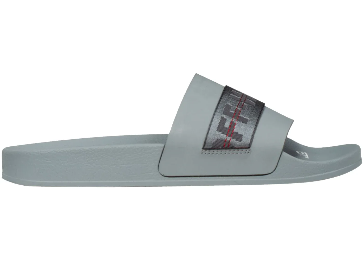 Off-White Industrial Slides Medium Grey - 1