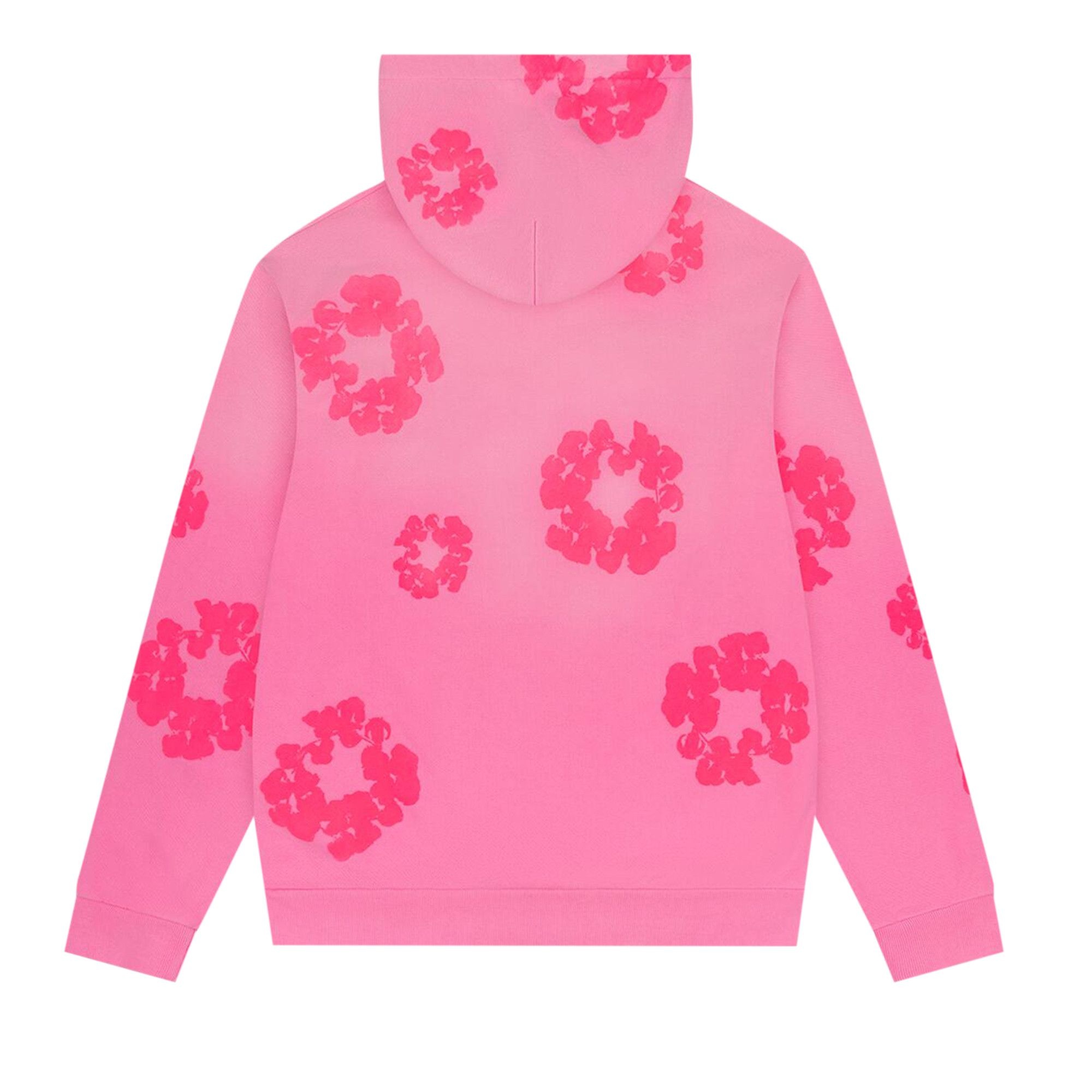 Denim Tears Mono Cotton Wreath Hoodie 'Pink' - 2