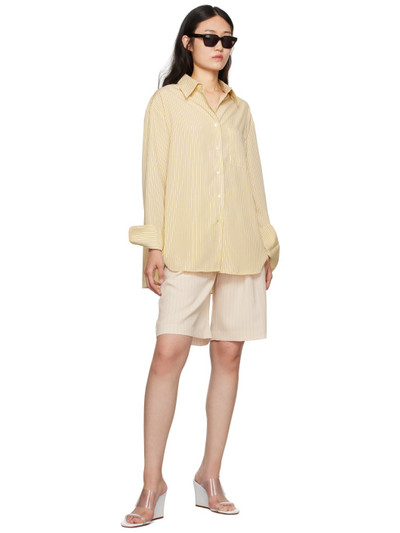 The Frankie Shop Beige Vivian Shorts outlook