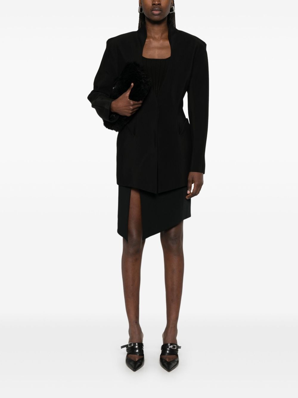 fitted-waist blazer - 2