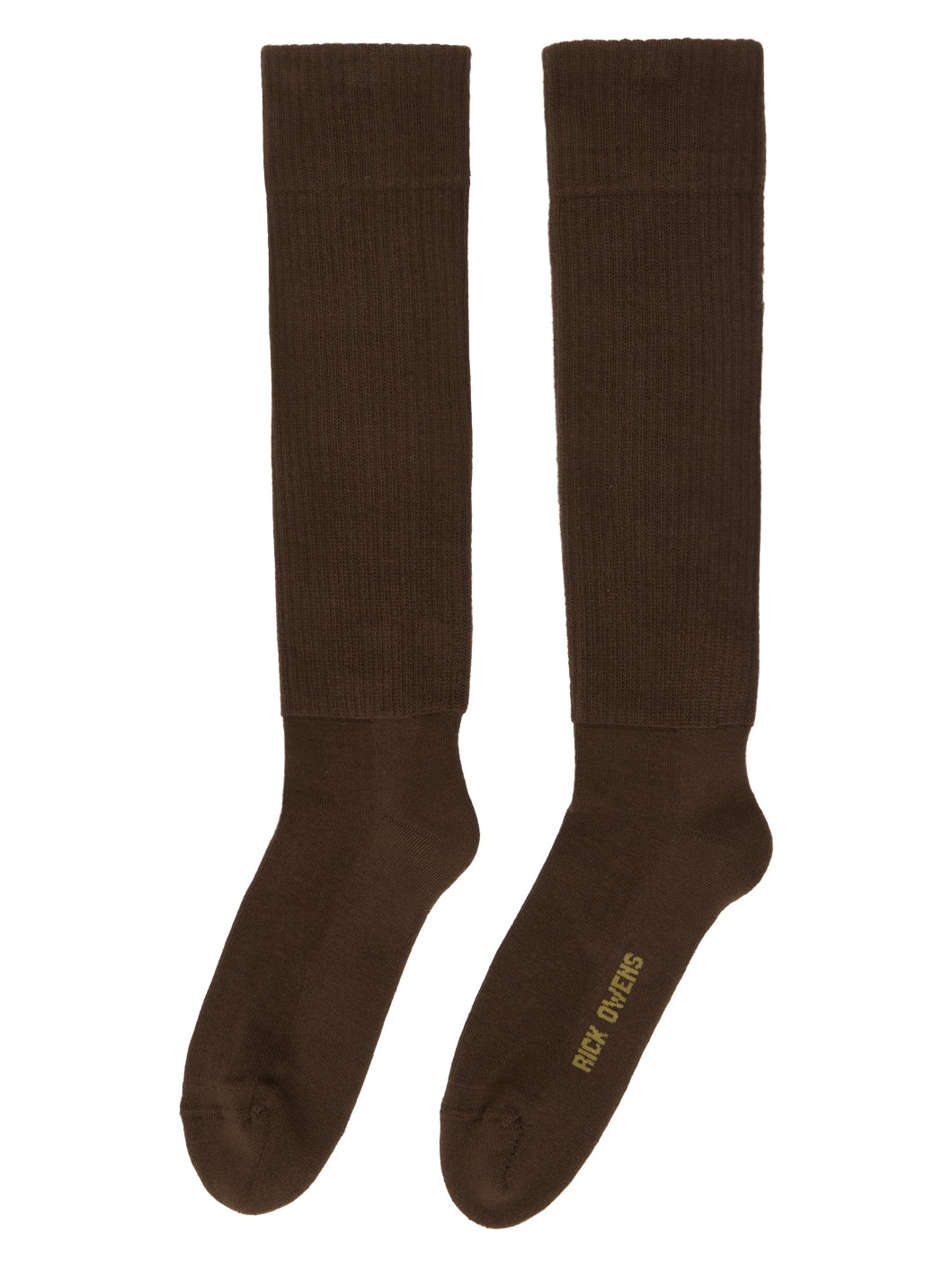 Brown Knee High Socks - 2