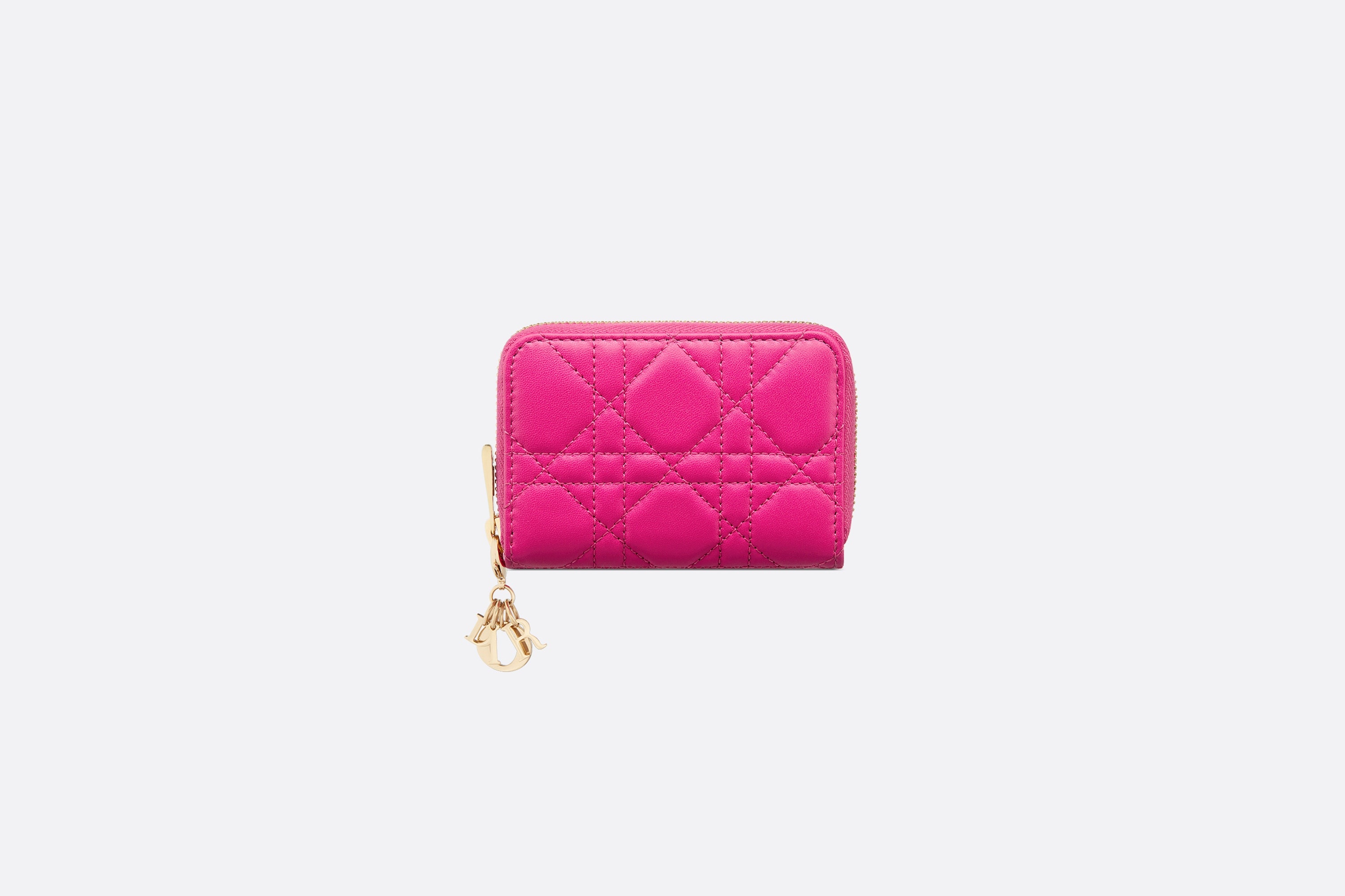 Small Lady Dior Voyageur Coin Purse - 1