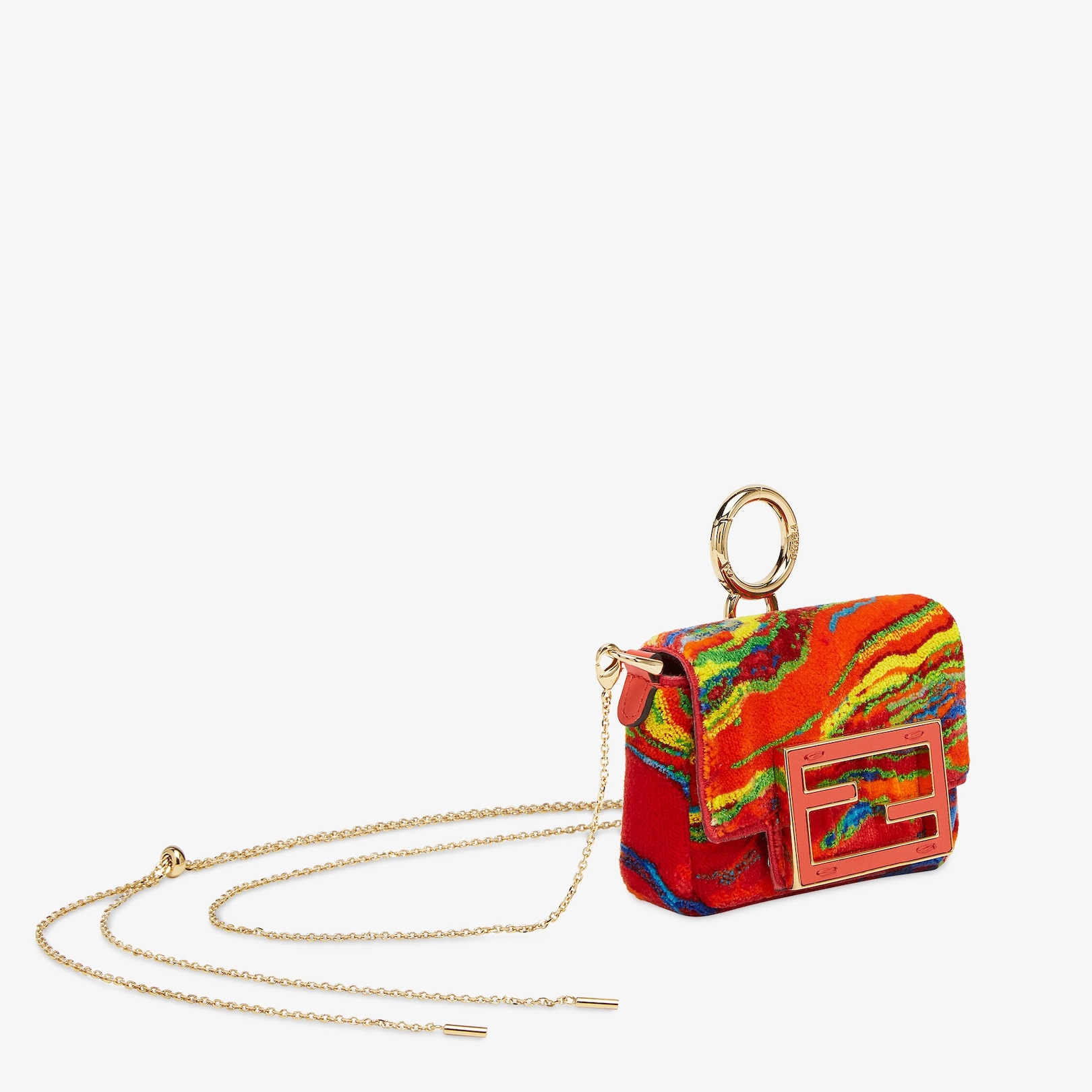 Red fabric charm - 2