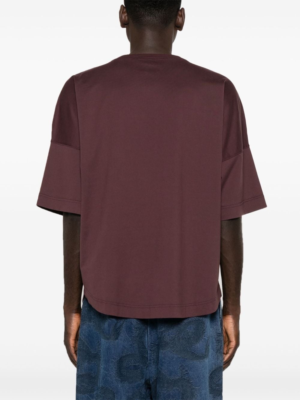 embroidered-logo cotton T-shirt - 4