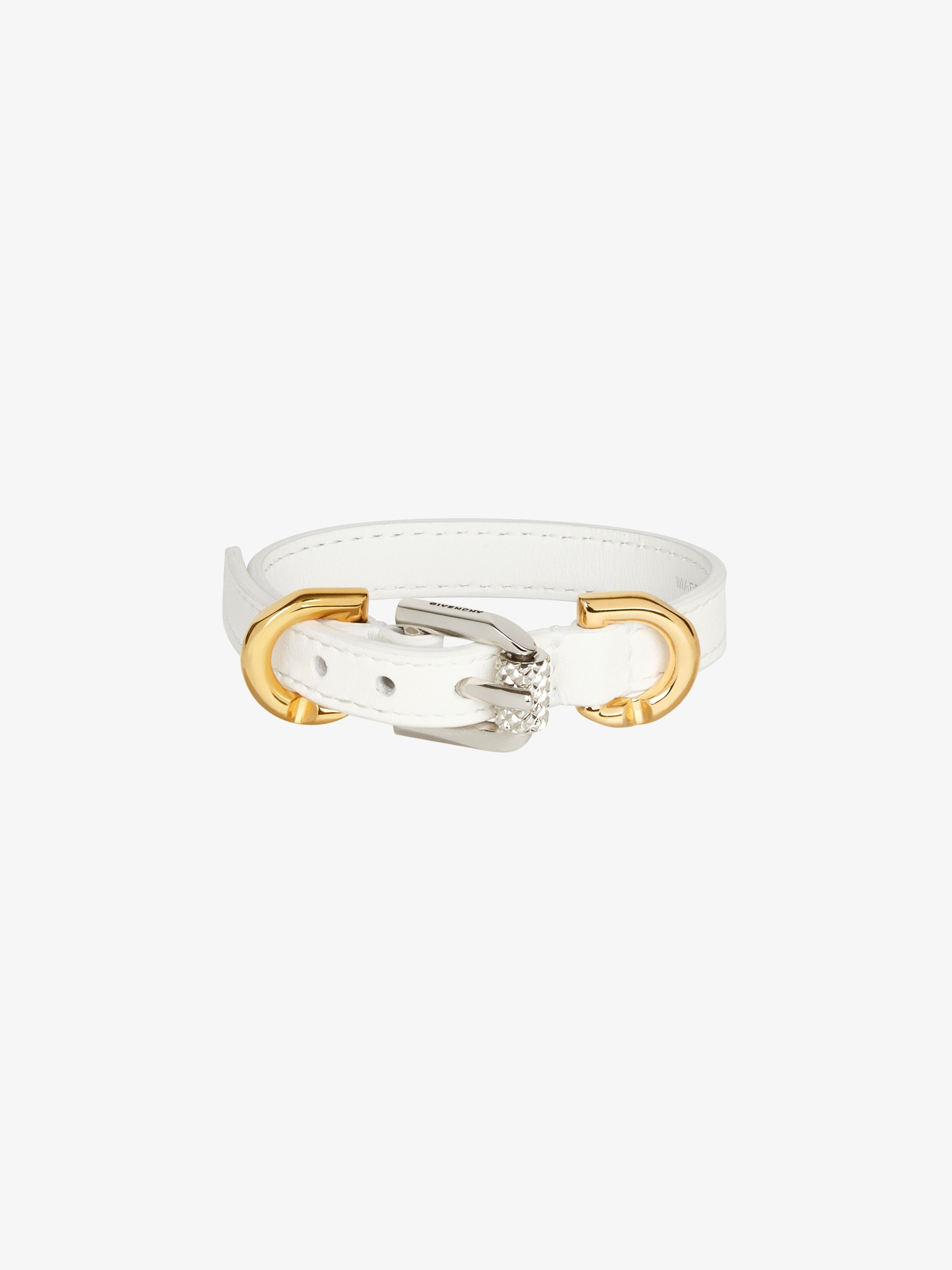 VOYOU BRACELET IN LEATHER AND METAL - 1