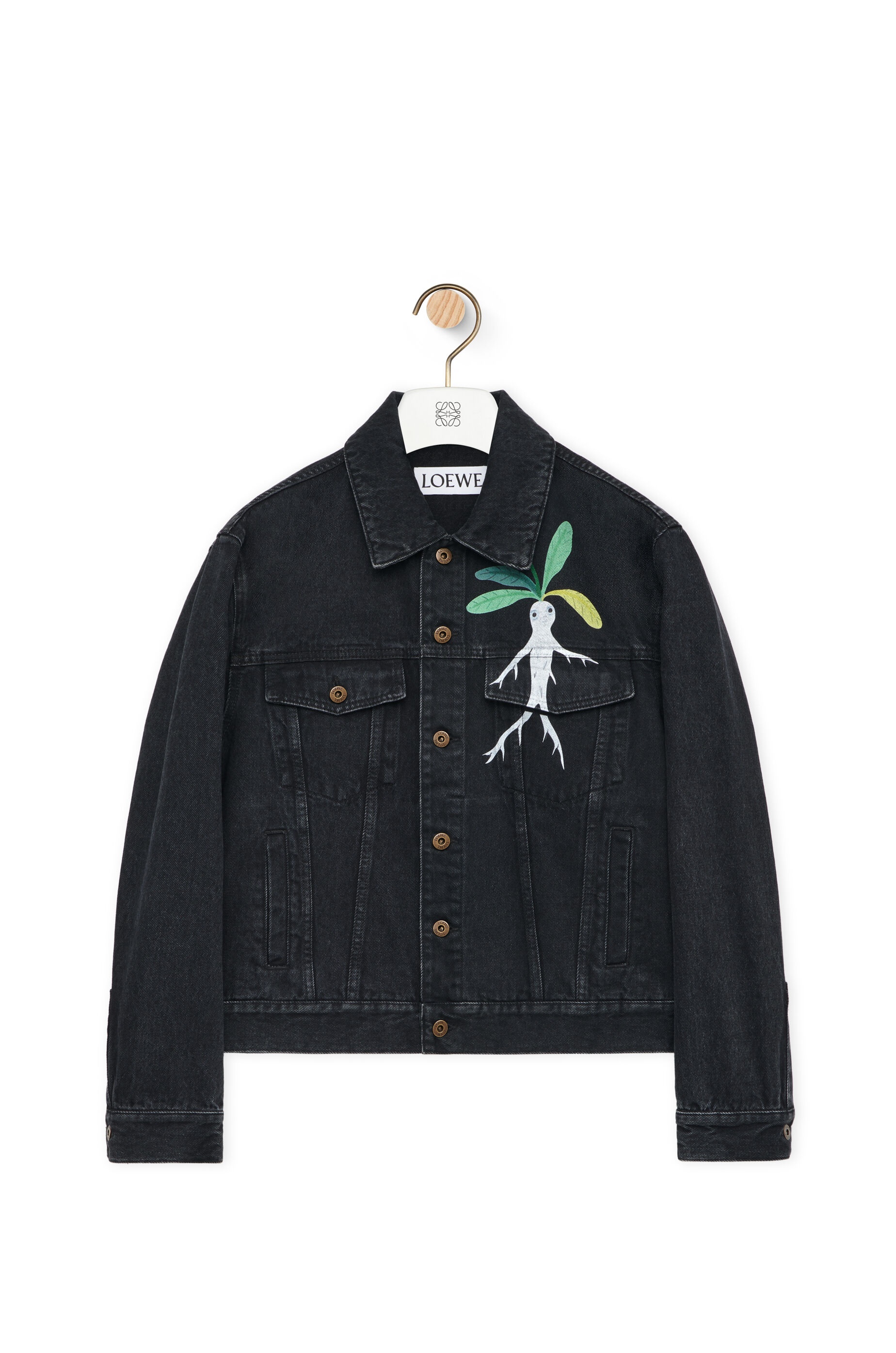 Trucker jacket in denim - 1