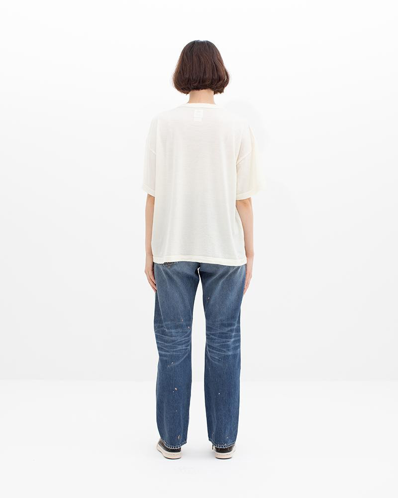 JUMBO TEE S/S (SUPERFINE) W WHITE - 4