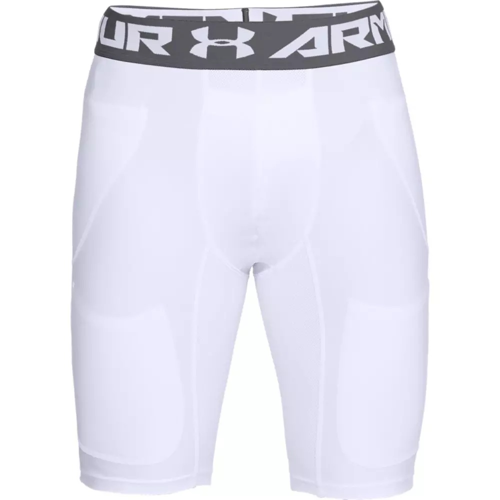 Men's White Football 6-Pocket Girdle - 3