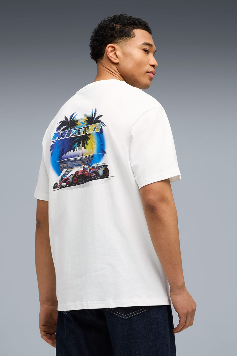 Scuderia Ferrari Miami Men's Oversized Tee 4