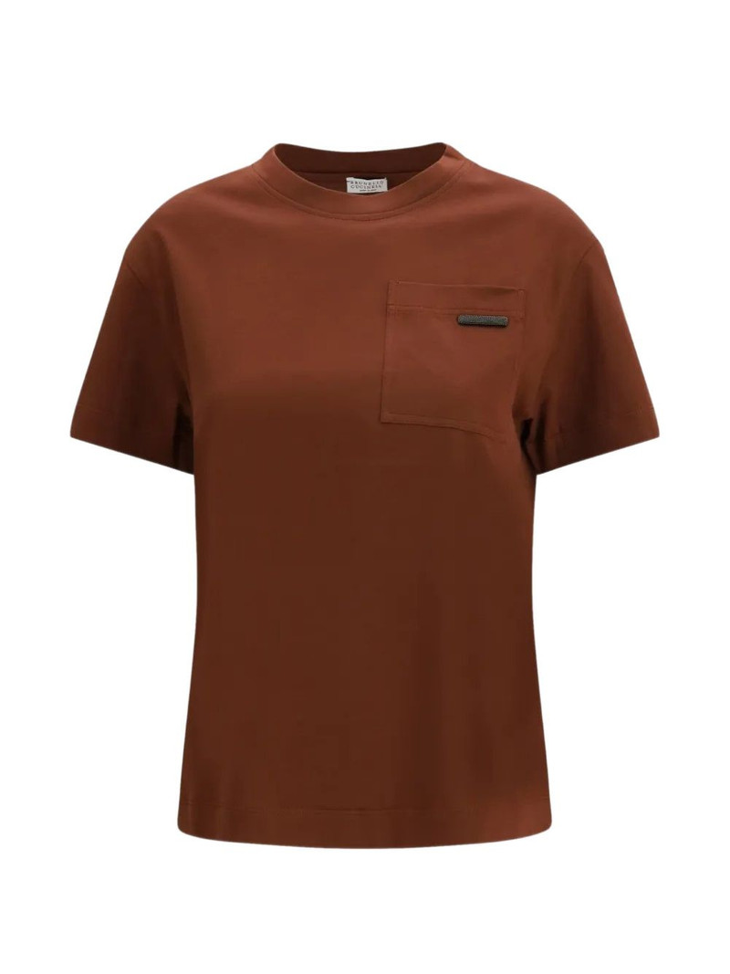 chest-pocket crew-neck T-shirt 1