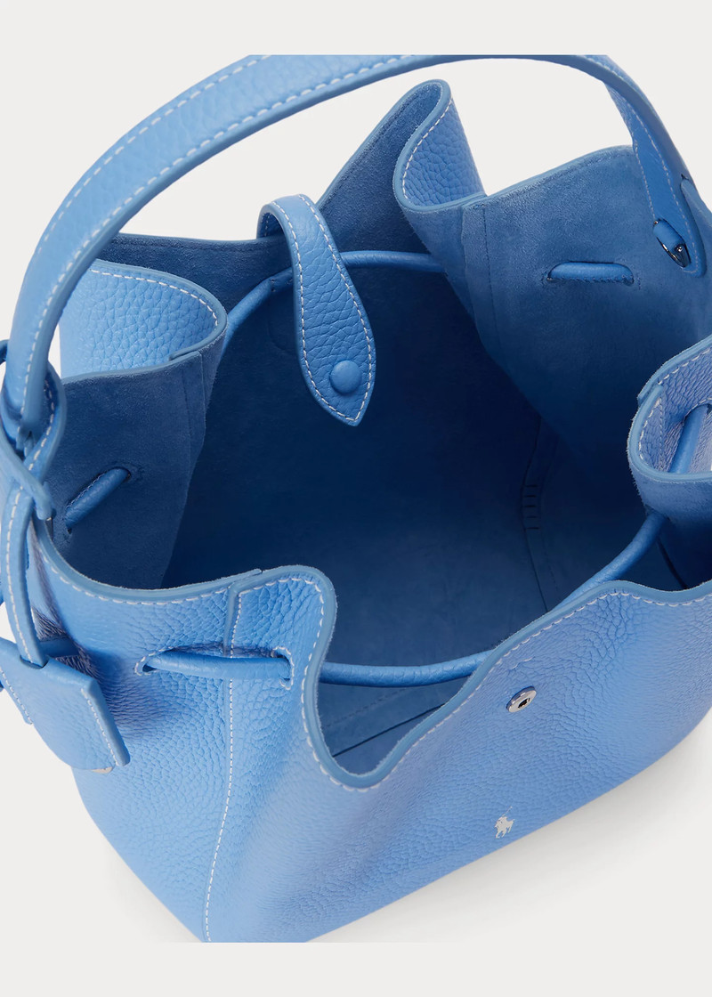 Polo Play Leather Drawstring Bag 4