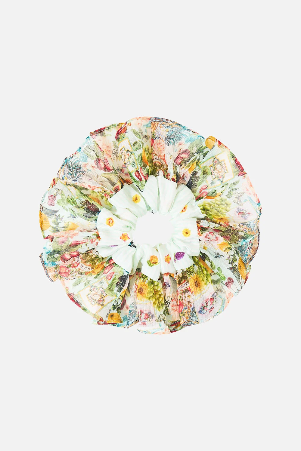 SCRUNCHIE WITH FRILL EDGE - 1
