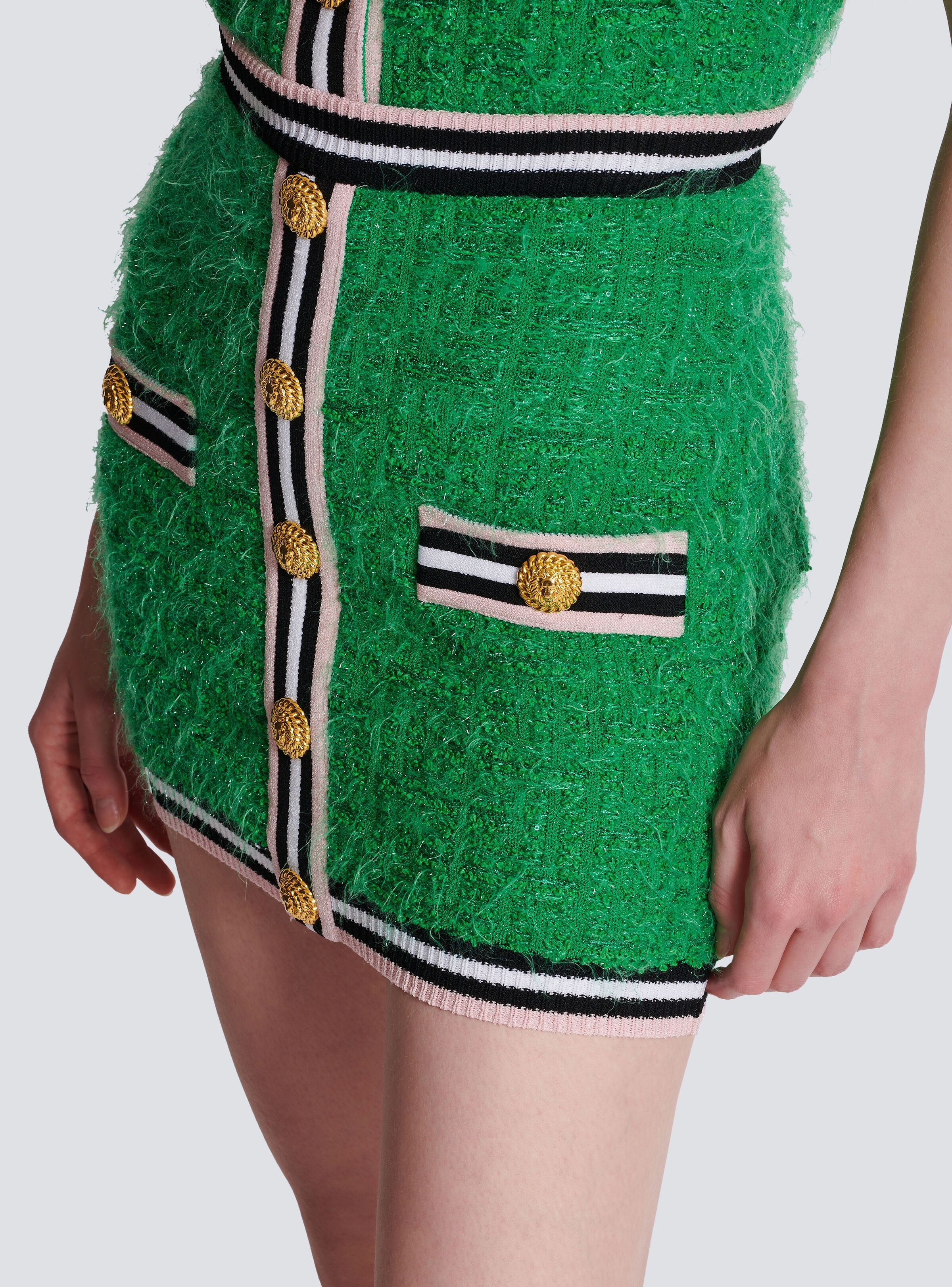 Monogram knit skirt - 8