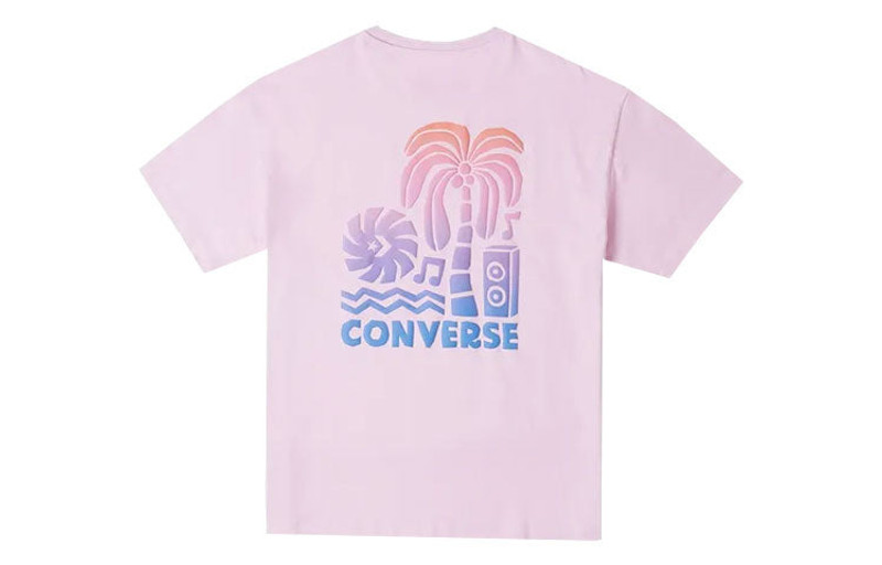 Converse (WMNS) 콩쿠르 음악 축제 T 셔츠 'Stardust Lilac' 10026375-A02 outlook