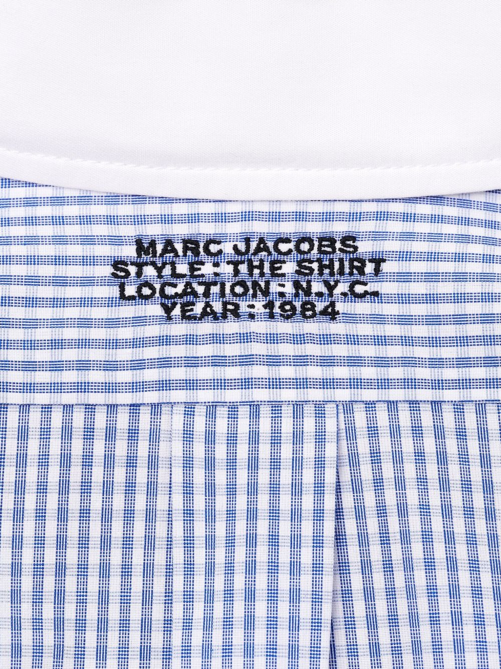 gingham check cropped shirt - 5