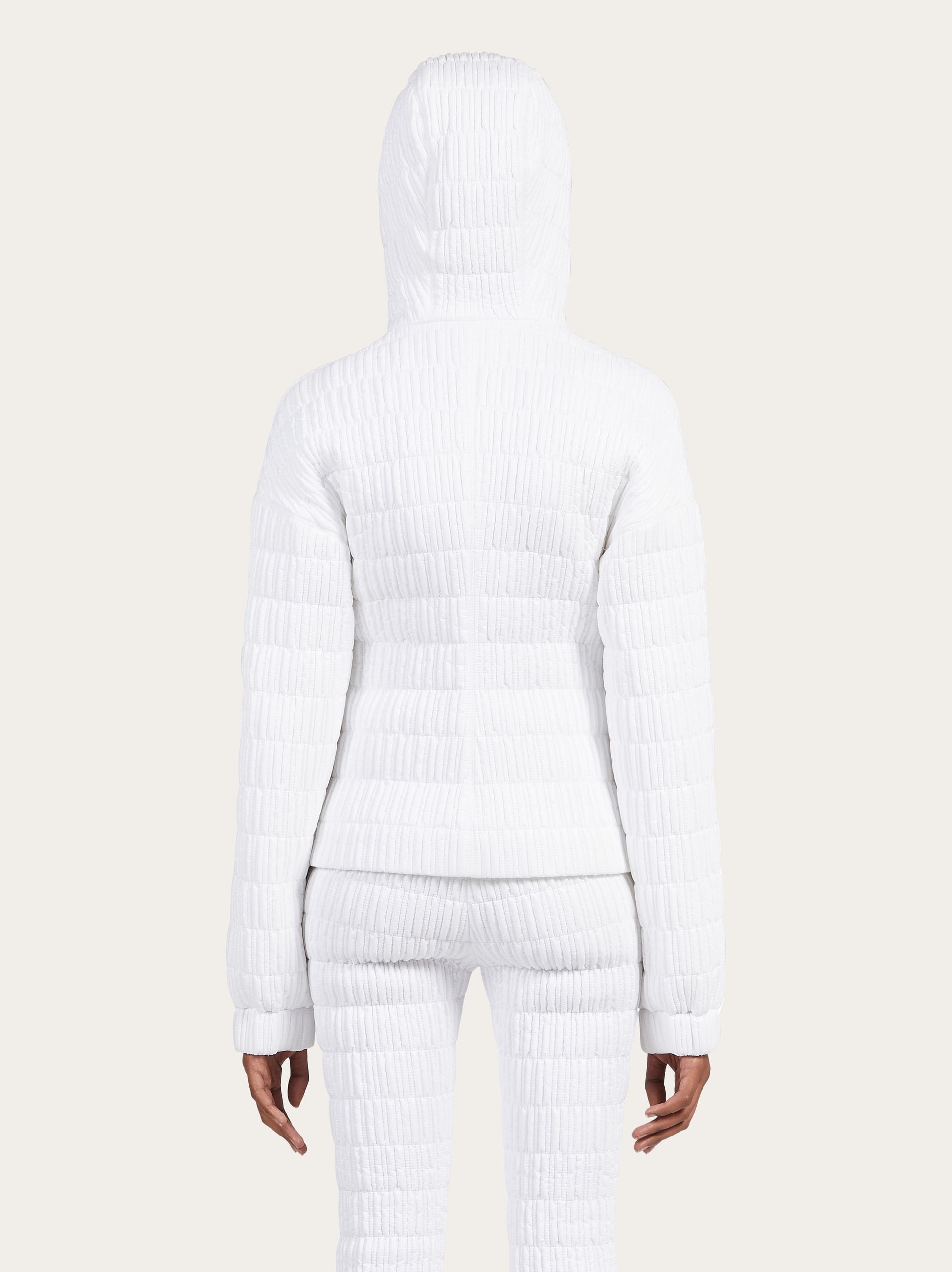 Quilted nylon bomber jacket - 3
