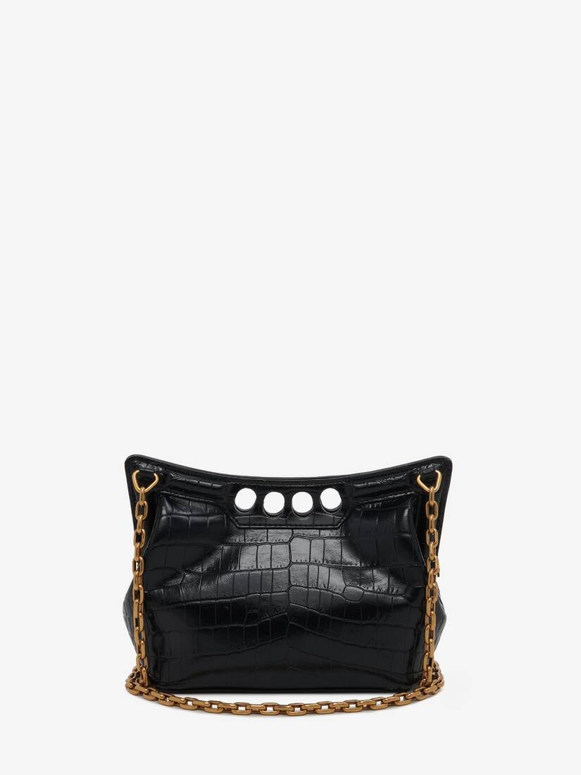 Women's The Peak Bag Mini With Chain in Black - 3