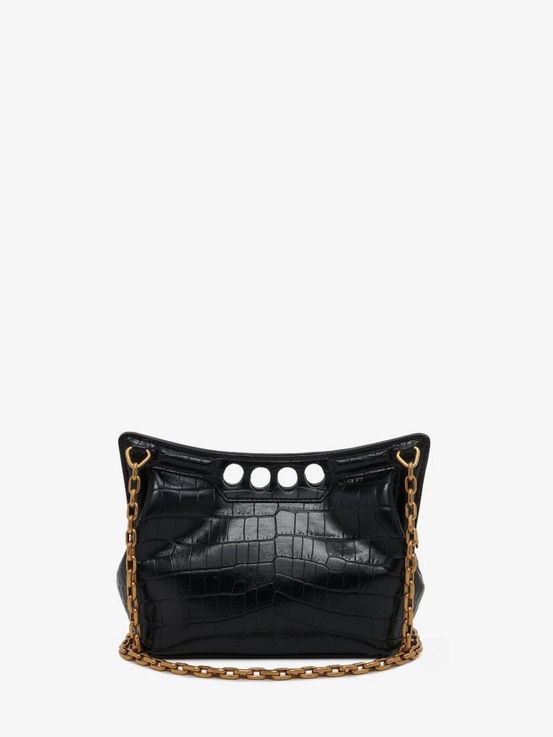 Women's The Peak Bag Mini With Chain in Black 3