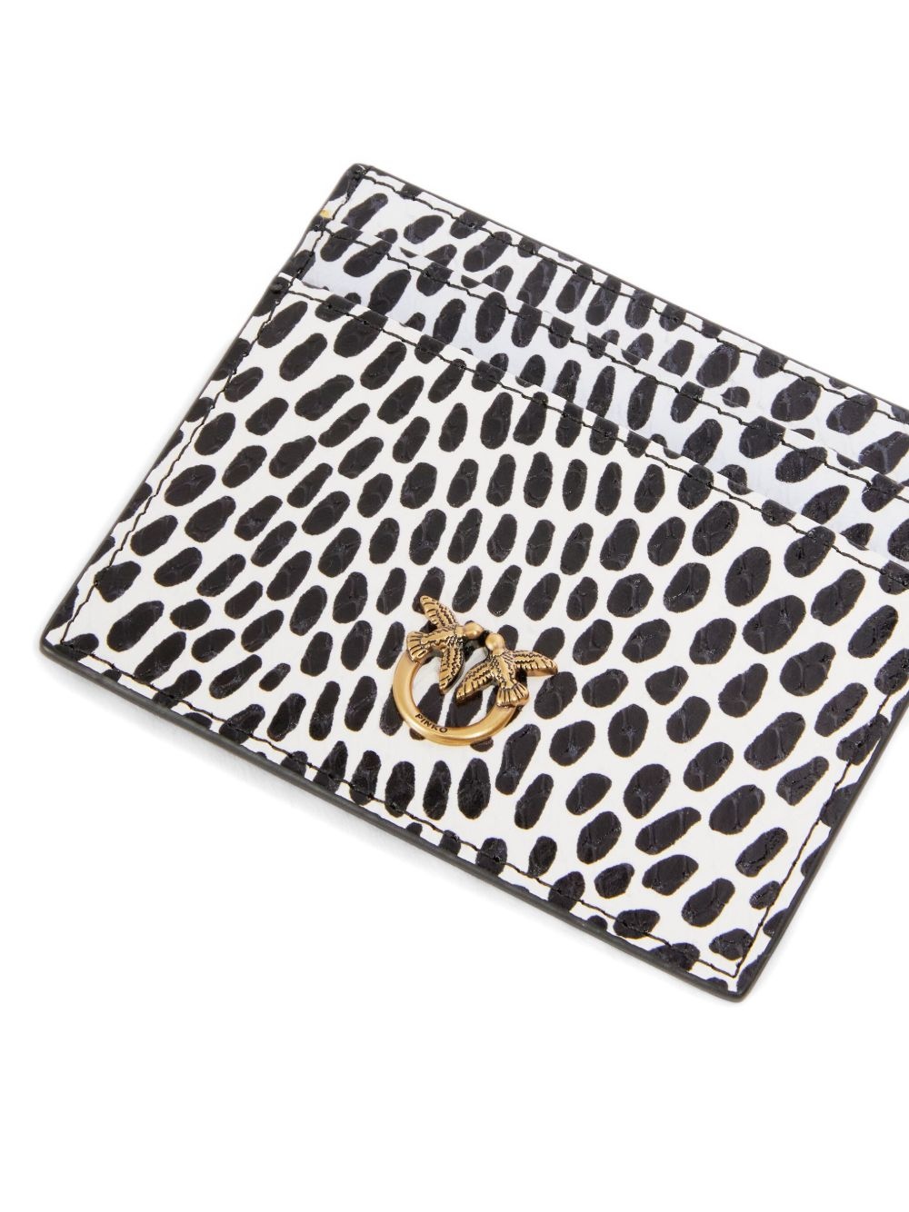 printed leather wallet - 4