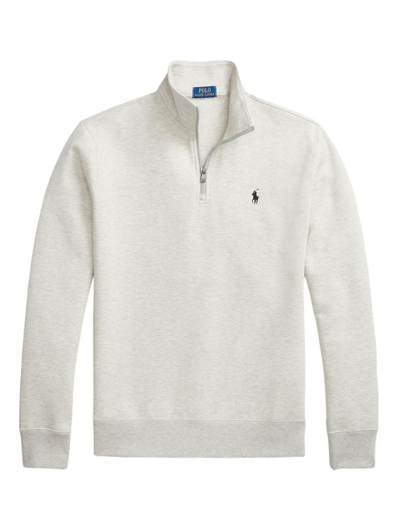embroidered-logo sweatshirt 1
