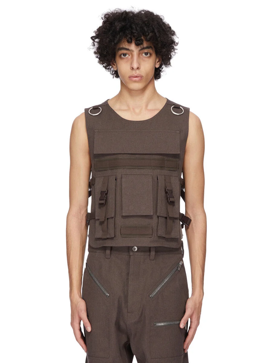 Brown Concordians Bonotto Capsule Ammo Vest - 1