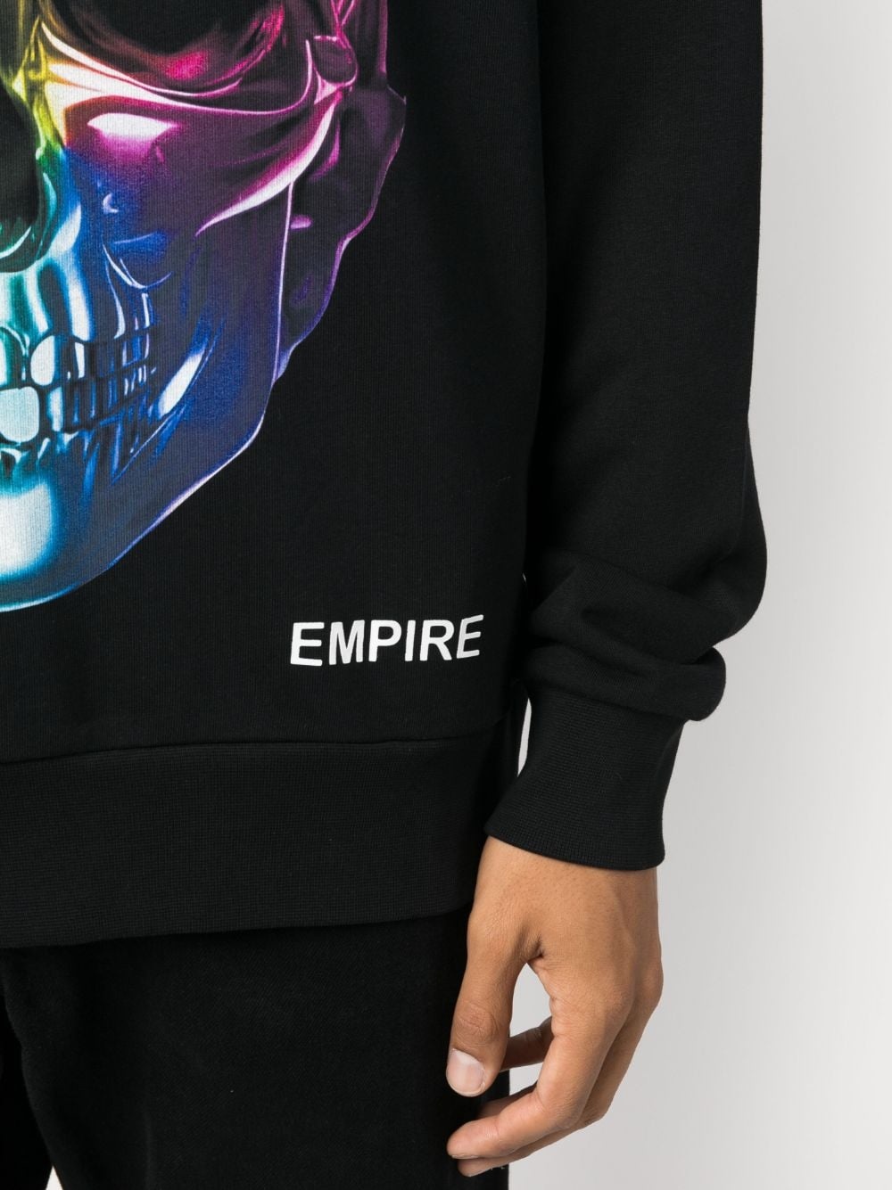 Chrome skull-print sweatshirt - 5