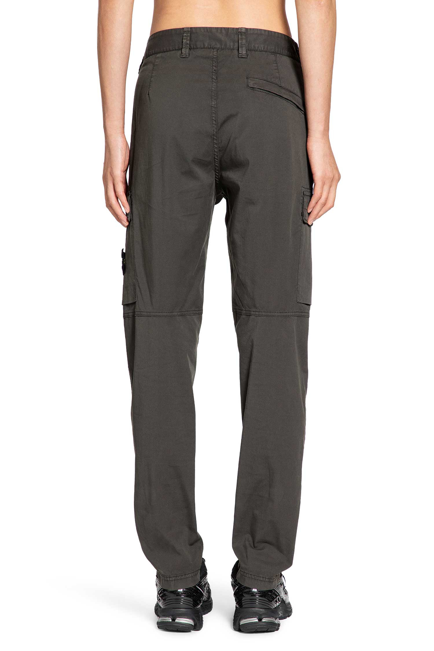 Stone Island Man Grey Trousers - 3