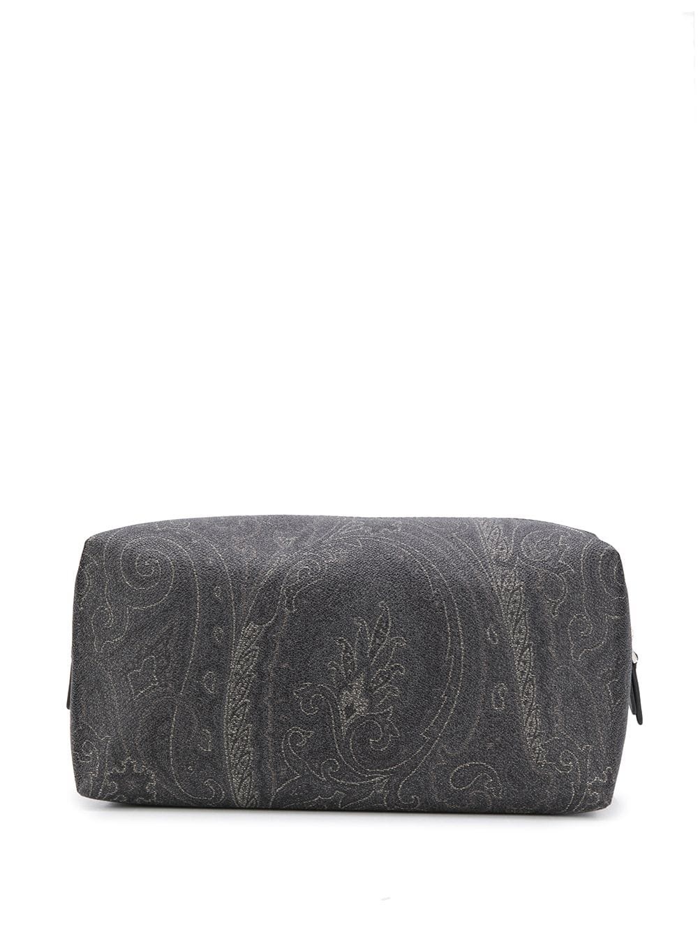 paisley-print wash bag - 2