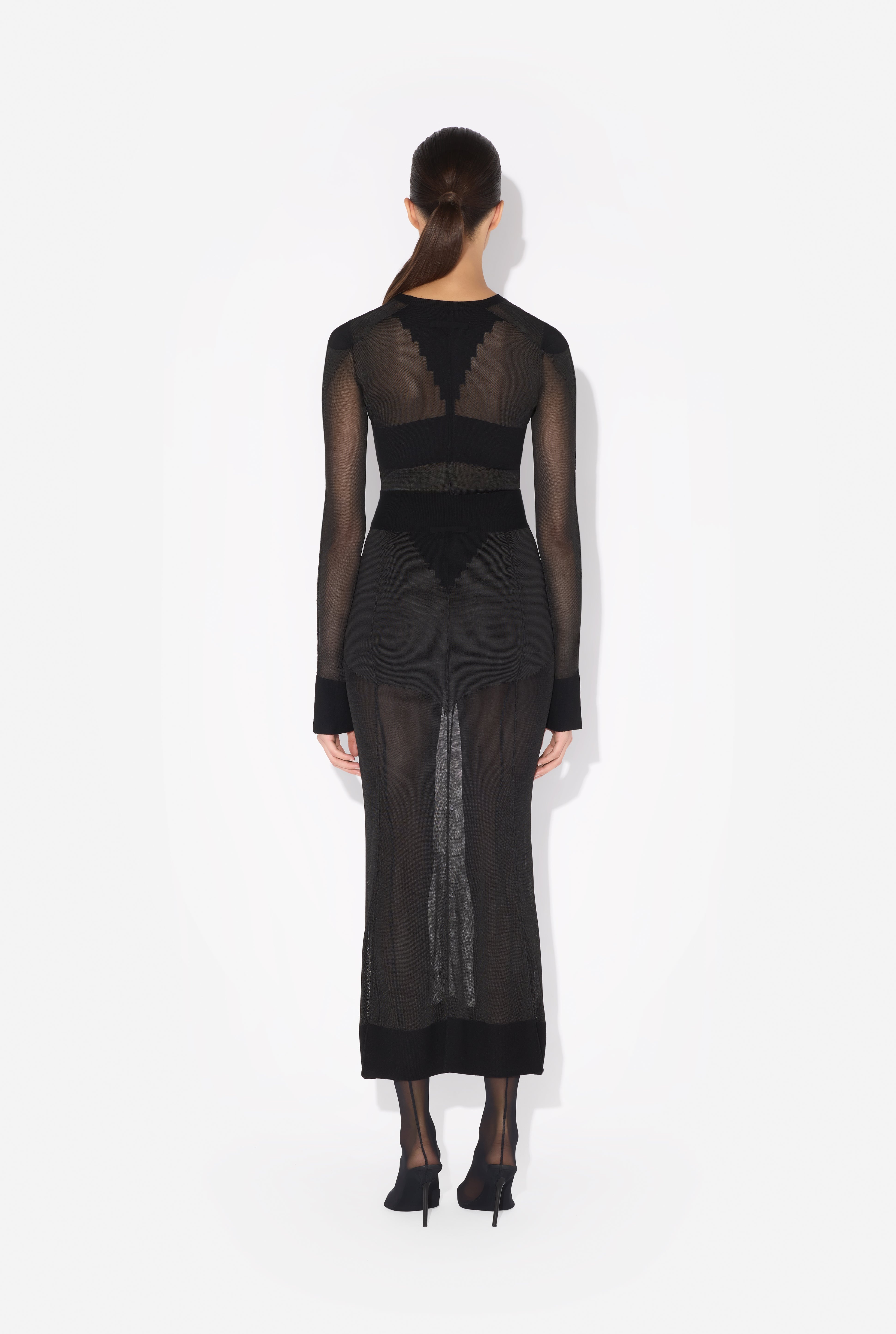 THE LOGO KNIT SKIRT - 2