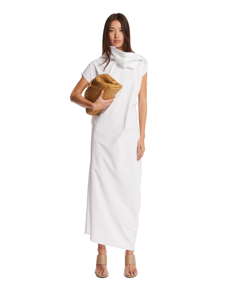 Carven White Dress With Scarf outlook