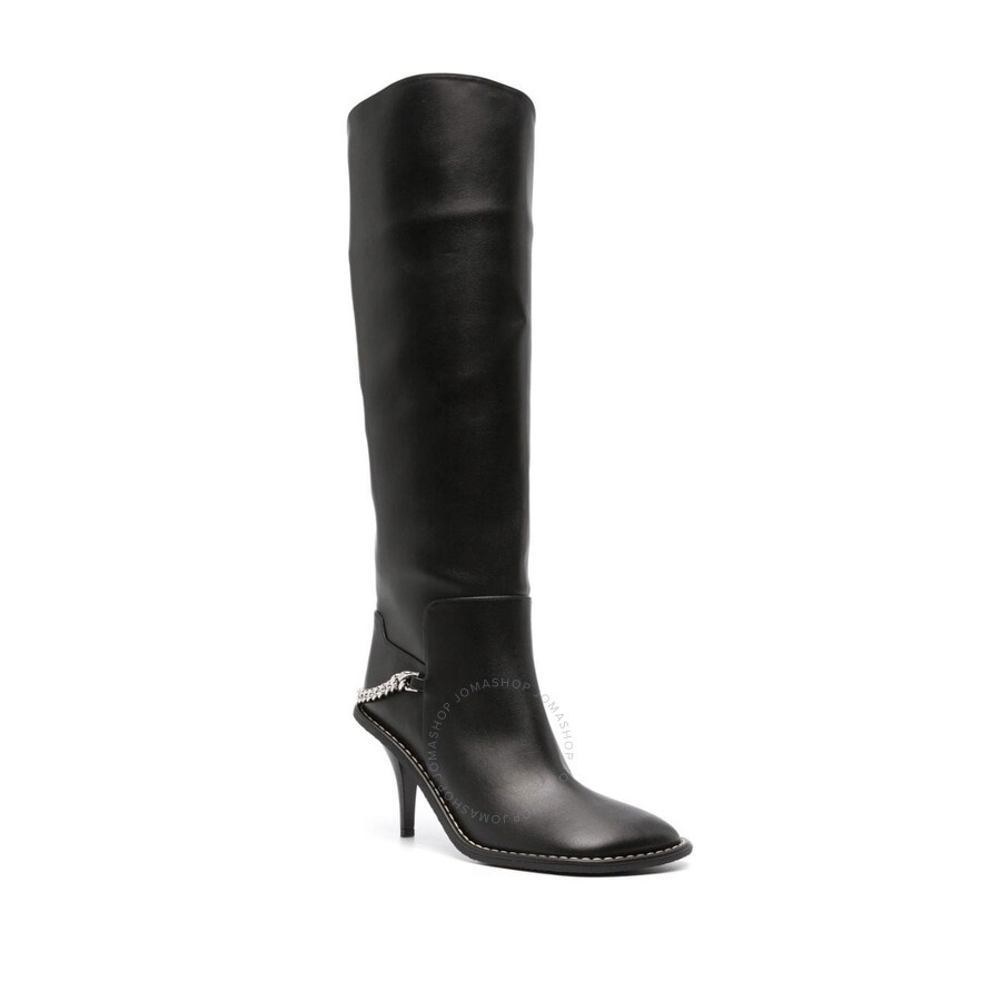 Stella Mccartney Ladies Black Ryder Knee-High Stiletto Boots - 2