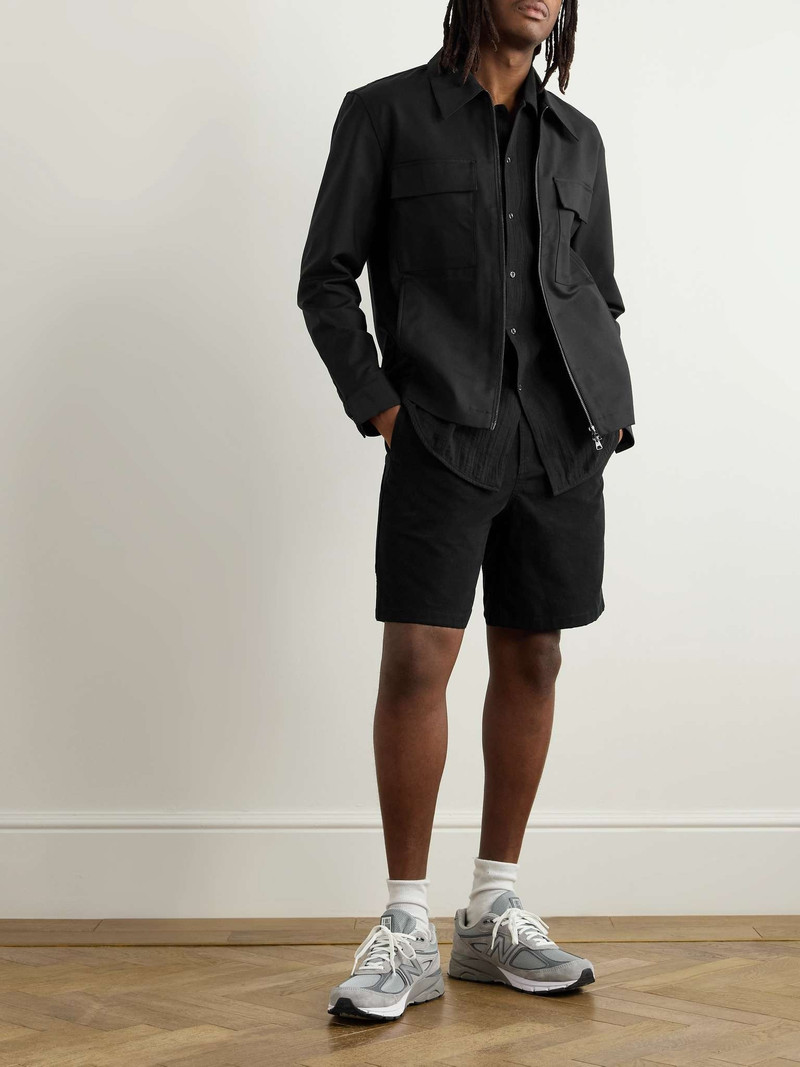 A.P.C. Norris Straight-Leg Cotton-Canvas Shorts outlook