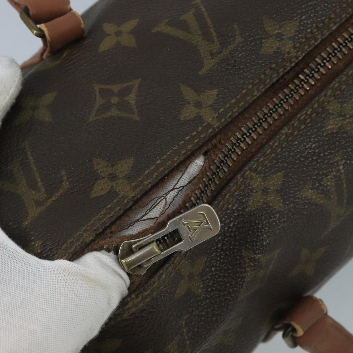 LOUIS VUITTON Monogram Papillon 30 Hand Bag M51385 - 7