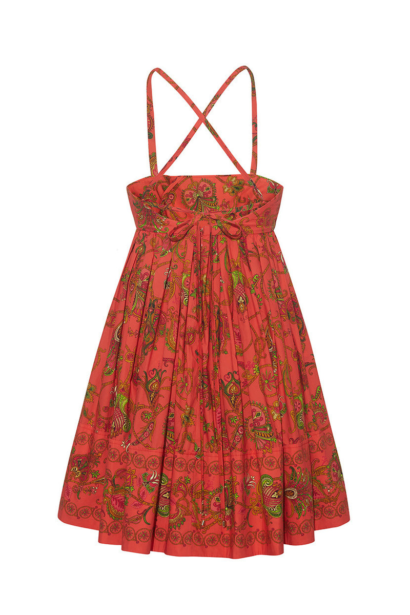 Leo Mini Dress Our Latest Silhouette Boasts An Empire Waist And A Chic Self-Tie Back 3