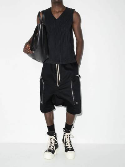 Rick Owens DRKSHDW drawstring drop-crotch shorts outlook