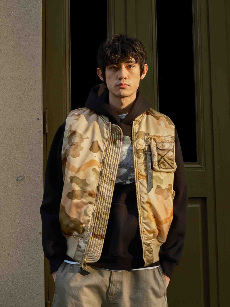 ALPHA INDUSTRIES MA-1 BASE VEST CAMO outlook