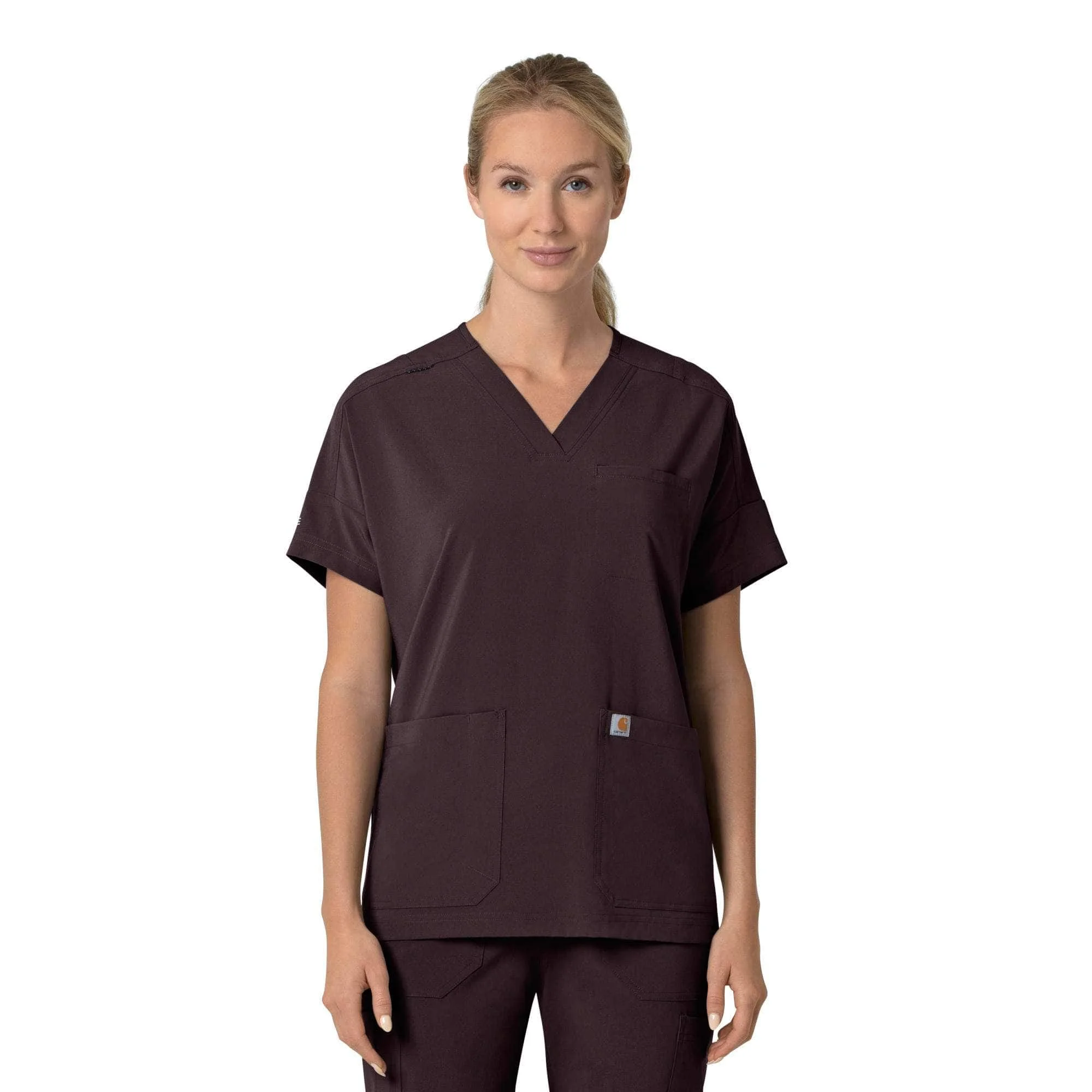 Women's Force Cross-Flex Oversized V-Neck Scrub Top - 1