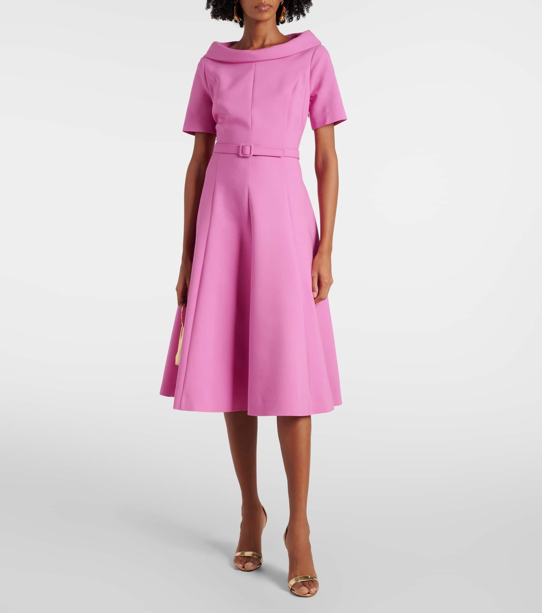 Wool-blend midi dress - 2