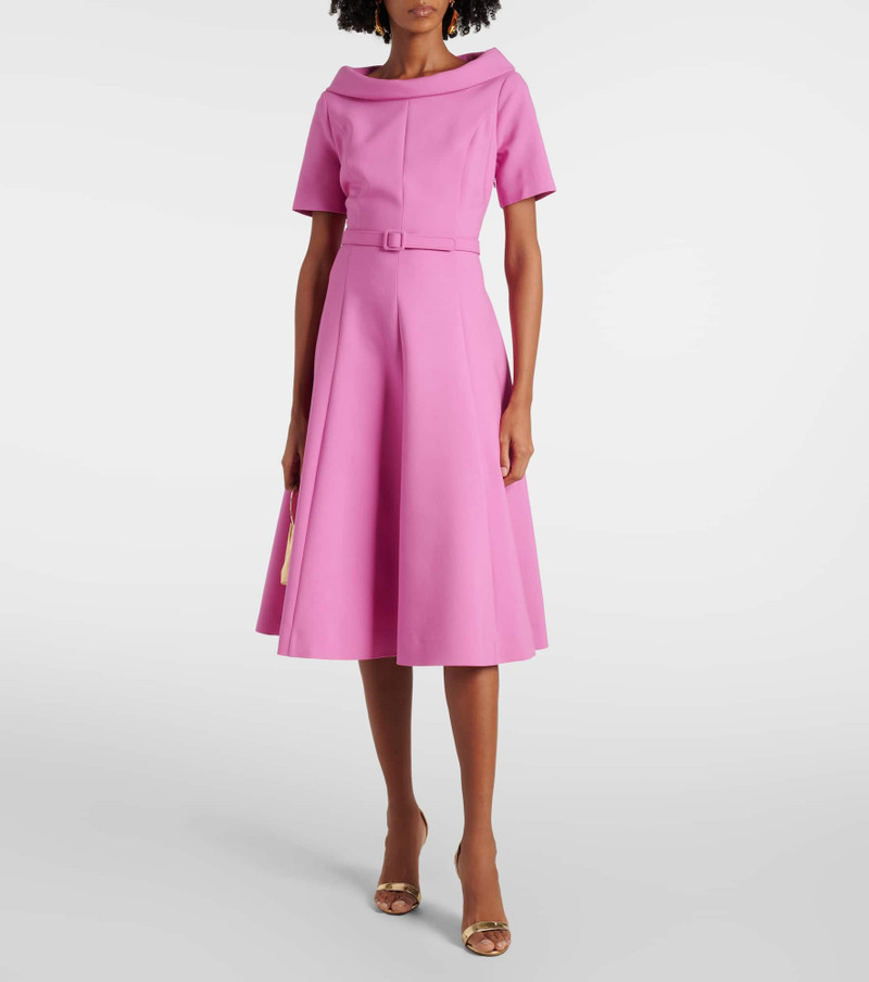 Oscar de la Renta Wool-blend midi dress outlook