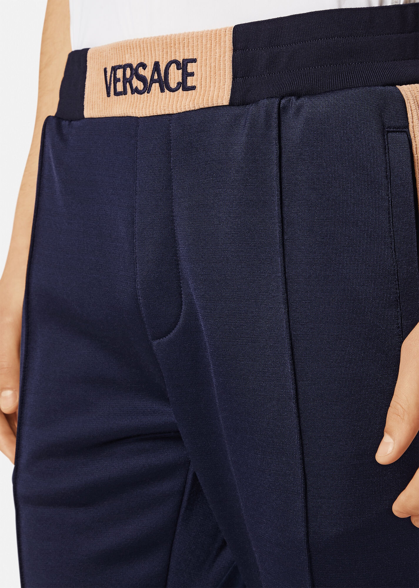 Logo Two-tone Pants - 5