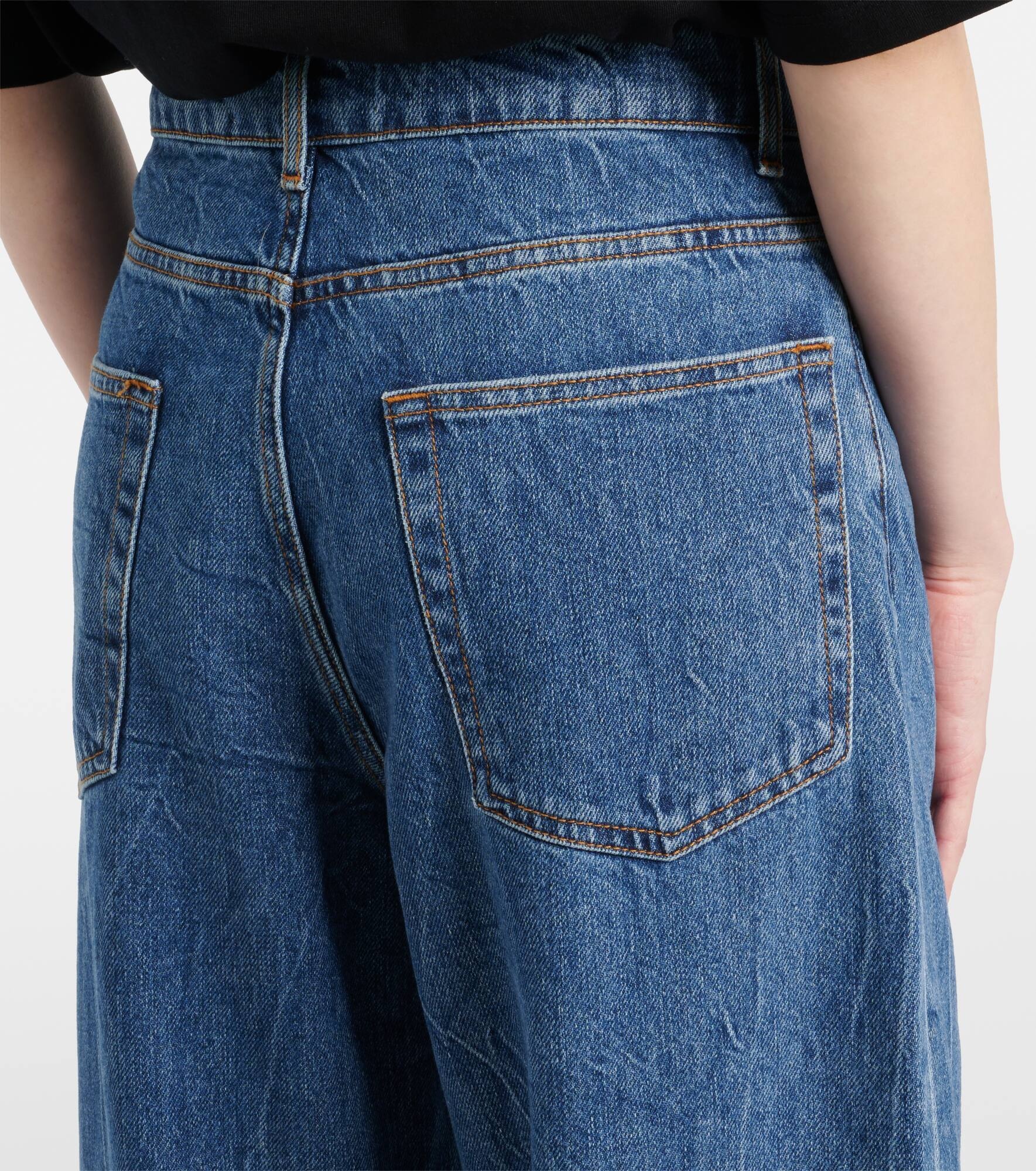 High-rise wide-leg jeans - 5