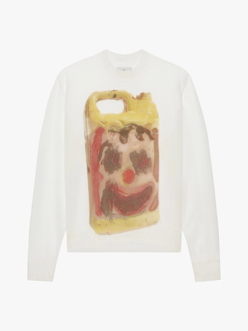 SWEATER IN TRANSPARENT NYLON WITH CERAMIC PRINT 1