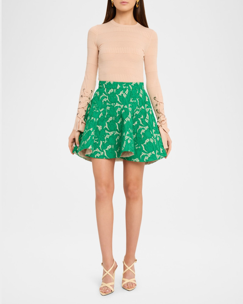 AKNVAS Kalle Guipure Lace Circle Skirt outlook