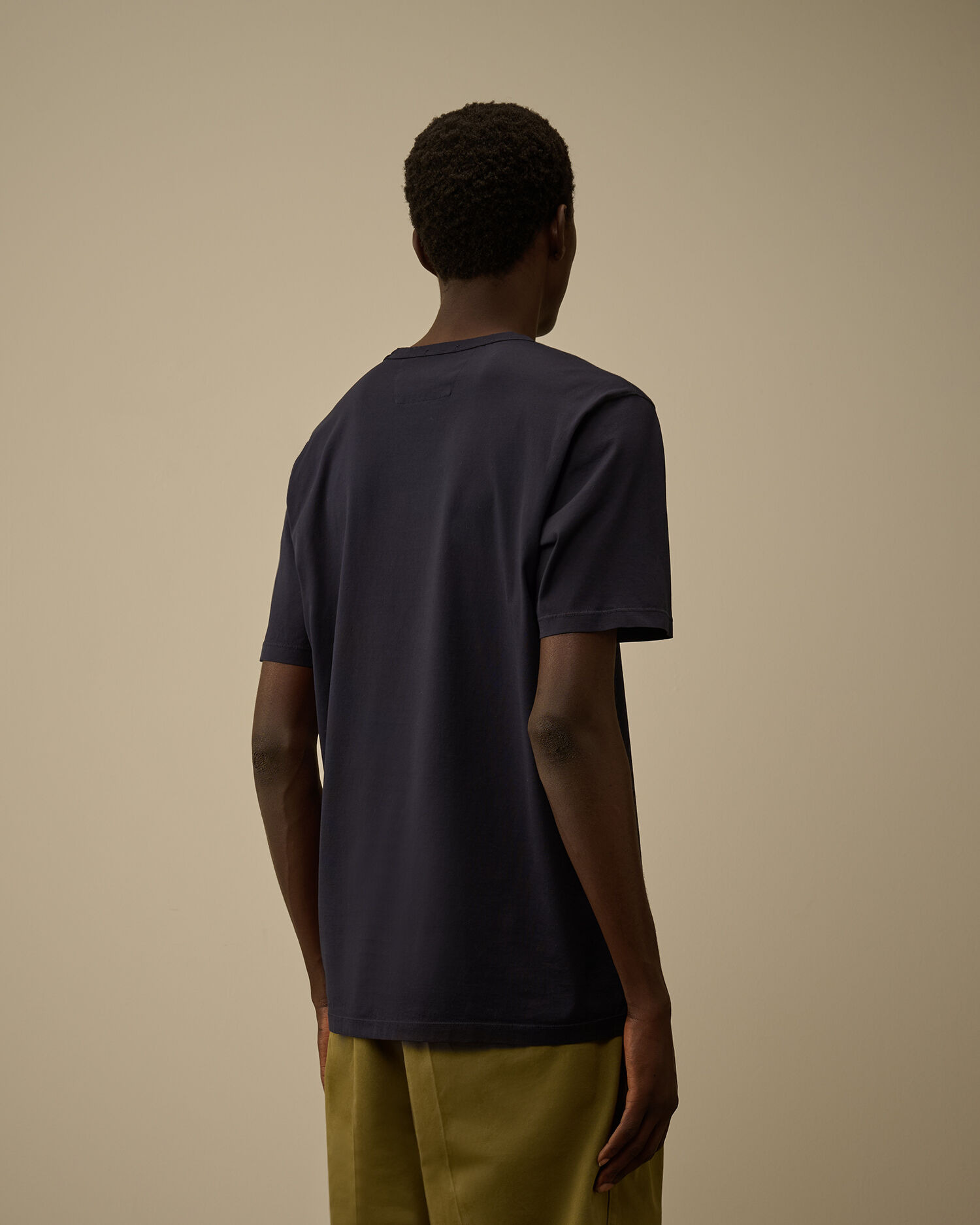 Mercerized 70/2 Jersey Gasato Short Sleeve Logo T-Shirt - 4